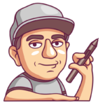 Comic-Zeichnung von Stefan Tägl, 3D-Artist